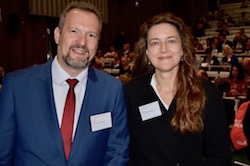 DGG-Kongresspräsident Professor Hans Jürgen Heppner und DGGG-Kongresspräsidentin Professorin Ursula Müller-Werdan