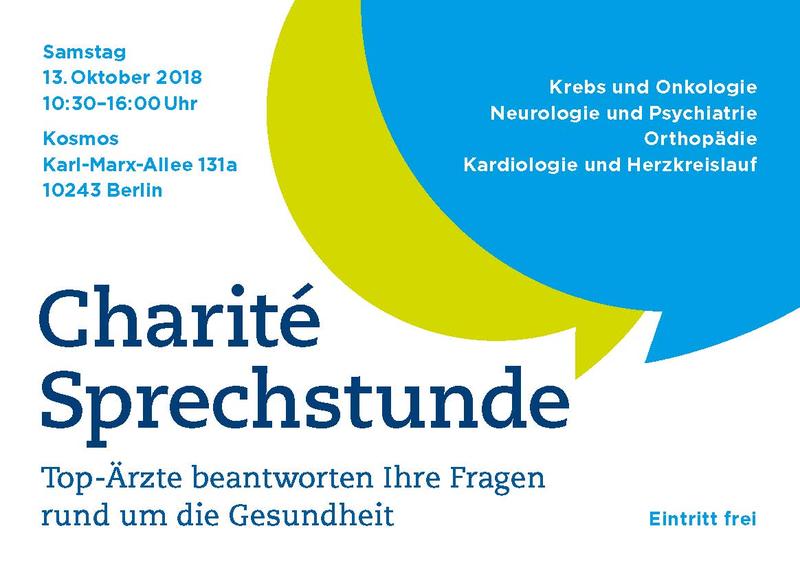 Charité Sprechstunde | 13.10.2018 | Berlin