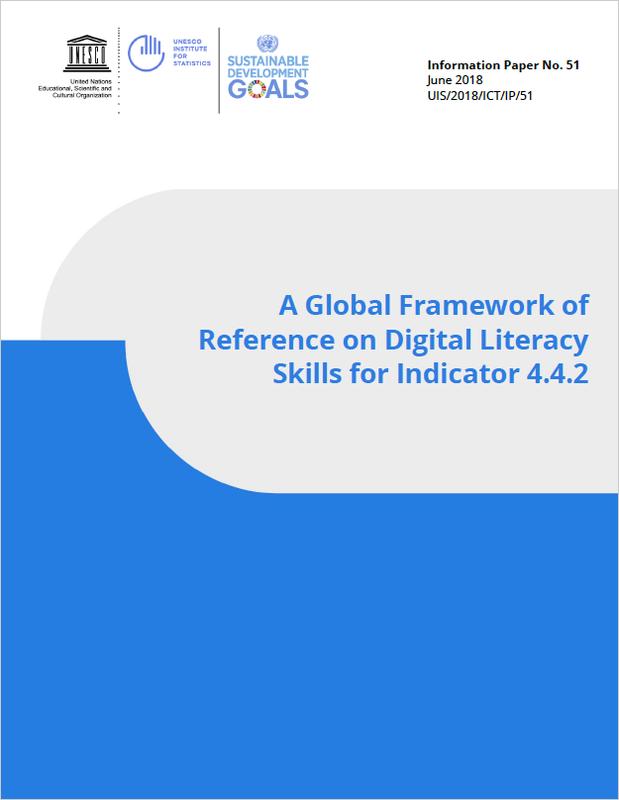 UNESCO-Studie "A Global Framework of Reference on Digital Literacy Skills for Indicator 4.4.2"