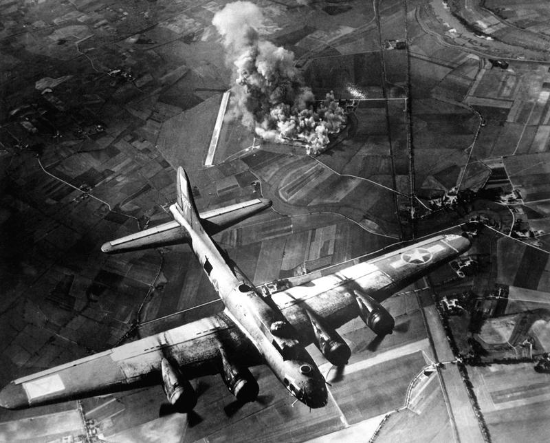 Bombing of a factory at Marienburg, Germany, on 9 October 1943