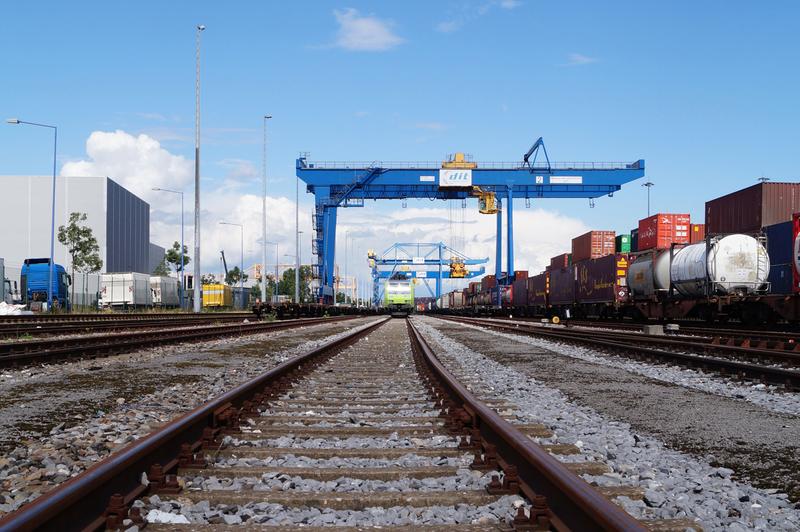 Final station – the Yuxinou cargo train arrives in the port of Duisburg, where one of the sections of the New Silk Road ends