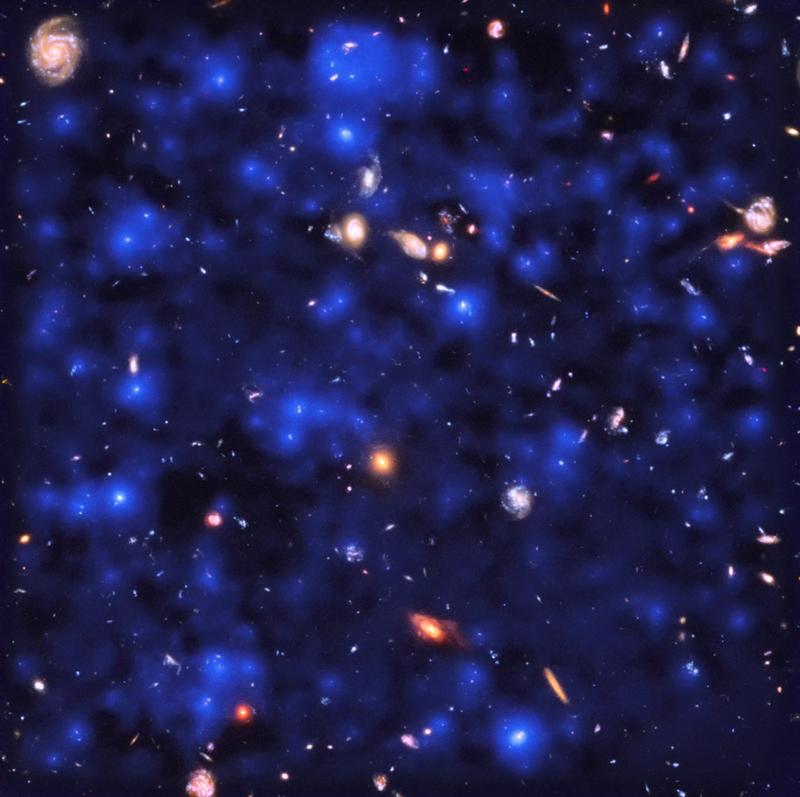 Beobachtungen mit dem MUSE-Spektrographen am Very Large Telescope der ESO zeigen riesige kosmische Reservoirs von atomarem Wasserstoff, die ferne Galaxien umgeben. 