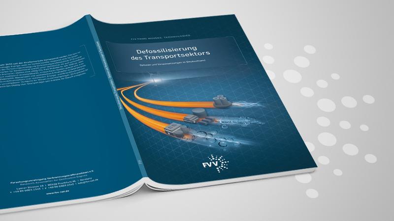Defossilisierung des Transportsektors - Titelseite der FVV-Studie