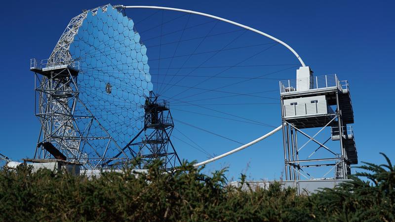 Das LST-1 auf La Palma ist das erste Teleskop des CTA-Observatoriums