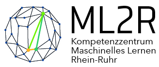 Das offizielle Logo des Kompetenzzentrums Maschinelles Lernen Rhein-Ruhr (ML2R)
