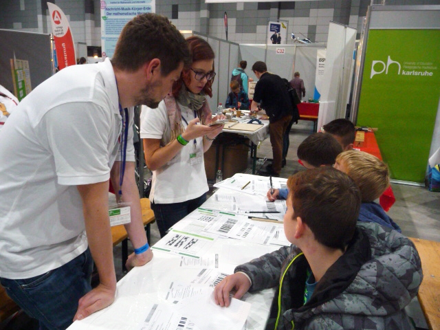 Stand der Pädagogischen Hochschule Karlsruhe bei den Science Days 2017.