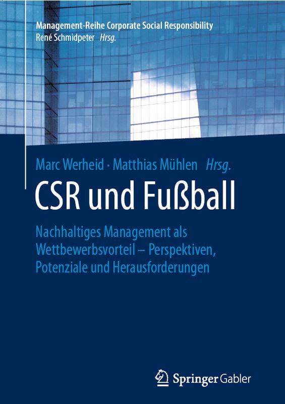 Buchcover "CSR und Fußball"