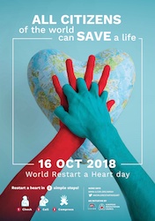 Poster zum World Restart a Heart Day