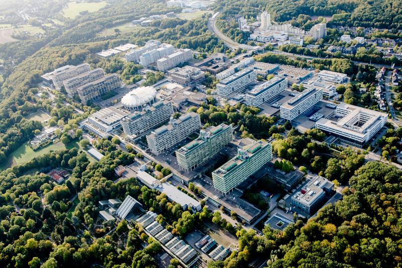 Hat die Dimensionen einer Stadt: die Ruhr-Universität Bochum