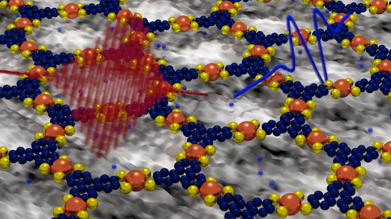 Ein metall-organisches Netzwerk könnte in Zukunft als Ersatz für das Halbleitermaterial Silizium dienen
