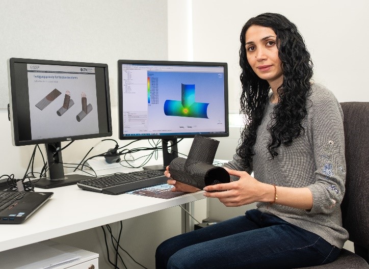 Dr.-Ing. Monireh Fazeli während ihres Forschungsaufenthaltes im Centre for Advanced Composite Materials (CACM), University of Auckland in Neuseeland