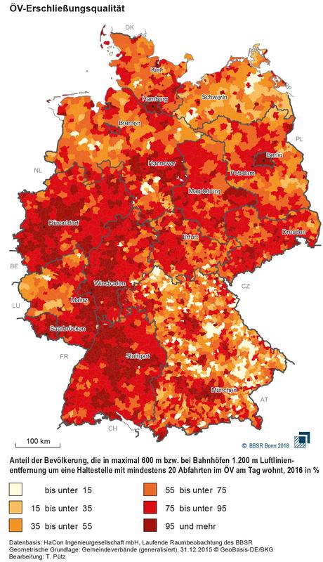 ÖPNV-Erschließungsqualität