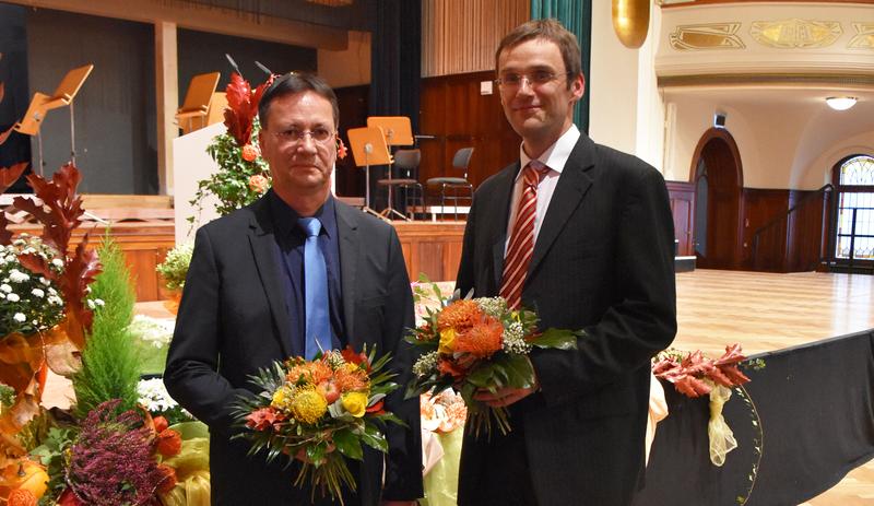 Von links: Prof. Dr. Frank Engelmann und Prof. Dr. Frank Dienerowitz