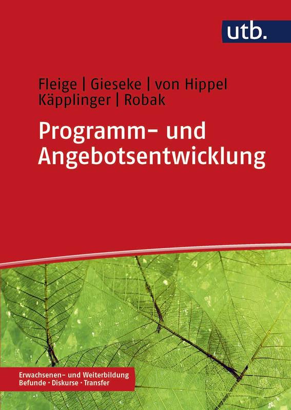 Buchcover "Programm- und Angebotsentwicklung"