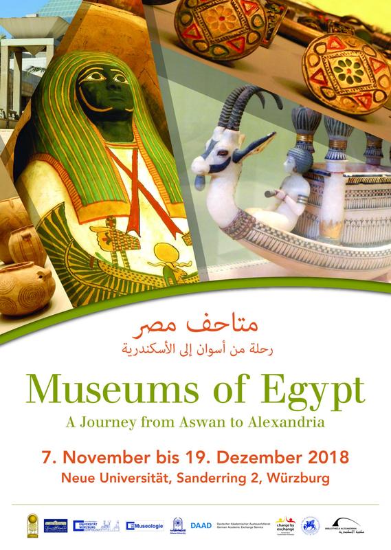 Plakat zur Ausstellung "Museums of Egypt"