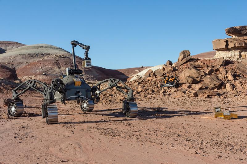 The rover already successfully participated in a simulated space mission in the semi-desert of Utah, USA.