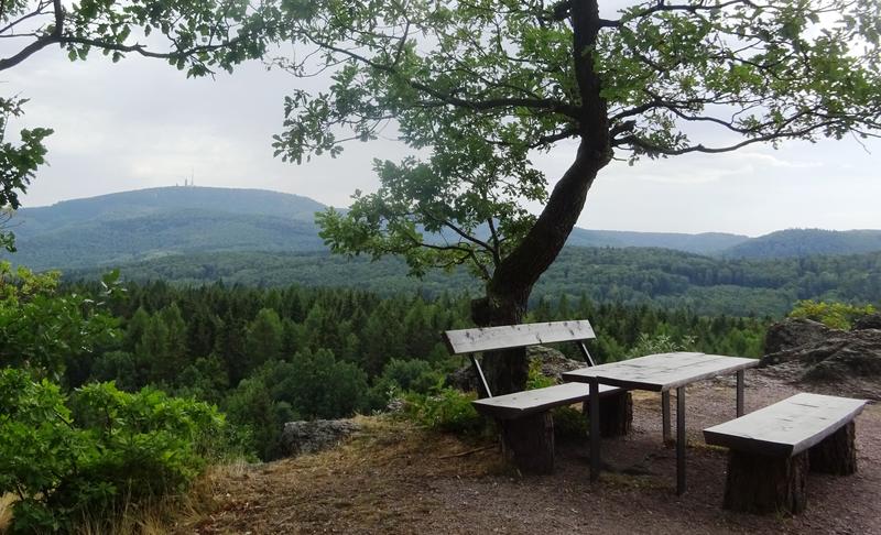 Großer Inselsberg vom Meisenstein in Thüringen