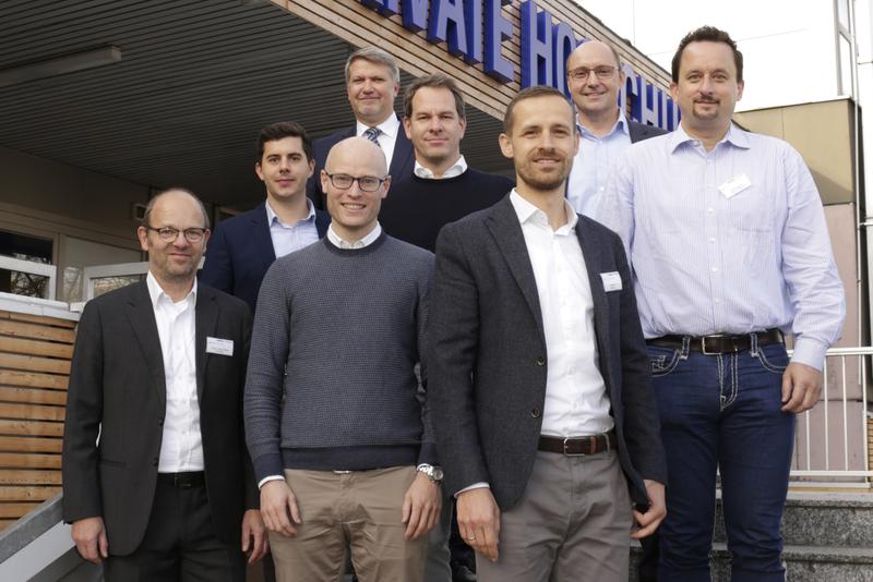 Die Referenten des 3. Göttinger IT-Strategietags (v. l.): Prof. Dr. Hubert Schüle, Sebastian Röske, Immo Eiben, Prof. Dr. Frank Albe, Michael Klar, Stefan Matte, Dr. Jörg Müller und Michael Masuch.