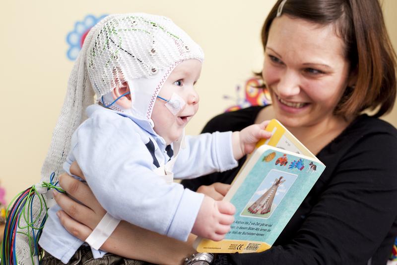 Babys im Alter von fünf Monaten waren in der Lage, Einbettungen in einer akustisch dargebotenen Sequenz zu erkennen. 