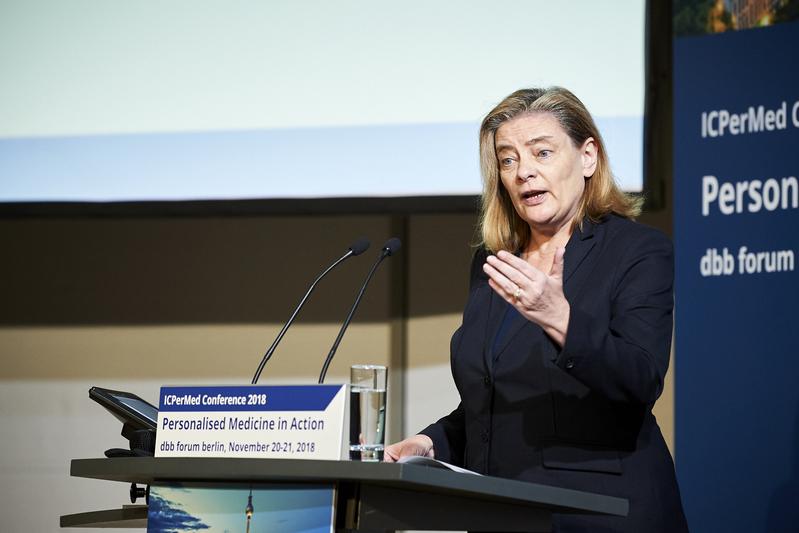 Sabine Weiss, Parliamentary State Secretary to the German Federal Minister of Health (BMG), held the welcoming speech at the ICPerMed Conference.