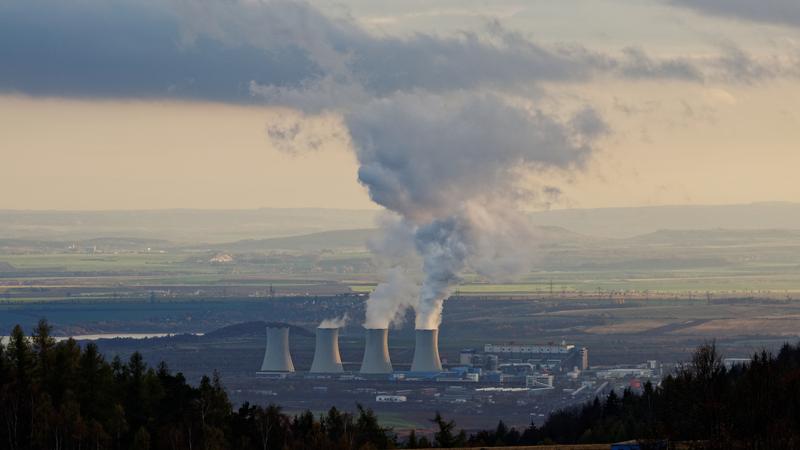 Coal-fired power plant in the Czech Republic. The combustion of fossil fuels affects both air quality and climate. 