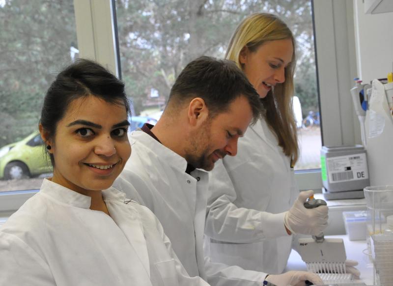 v.l. Dr. Tanvi Khera, Dr. Patrick Behrendt und Dr. Dorothea Bankwitz