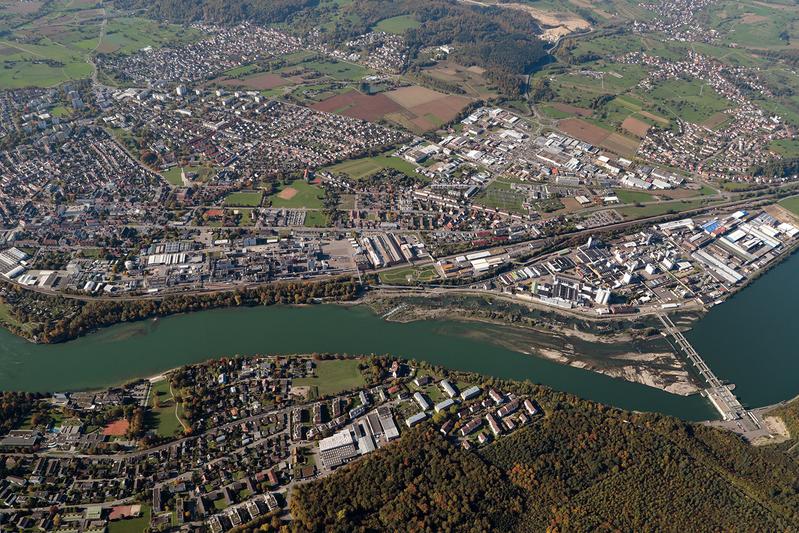 In Rheinfelden (Baden) liegen Industrie- und Gewerbegebiete oft in unmittelbarer Nähe zu Wohnsiedlungen.