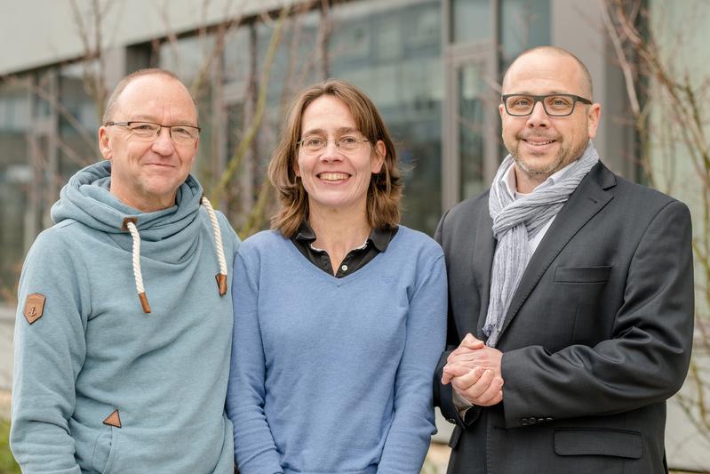  Bernd Marschner, Ute Krämer und Holger Koch (von links)