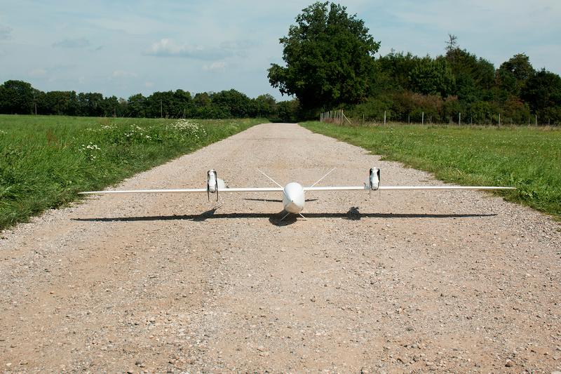  Die Fernerkundungsdrohne TRON des ZALF wird für Forschungszwecke eingesetzt: Im Fokus stehen die Wechselwirkungen zwischen Landnutzung und Klimawandel. 