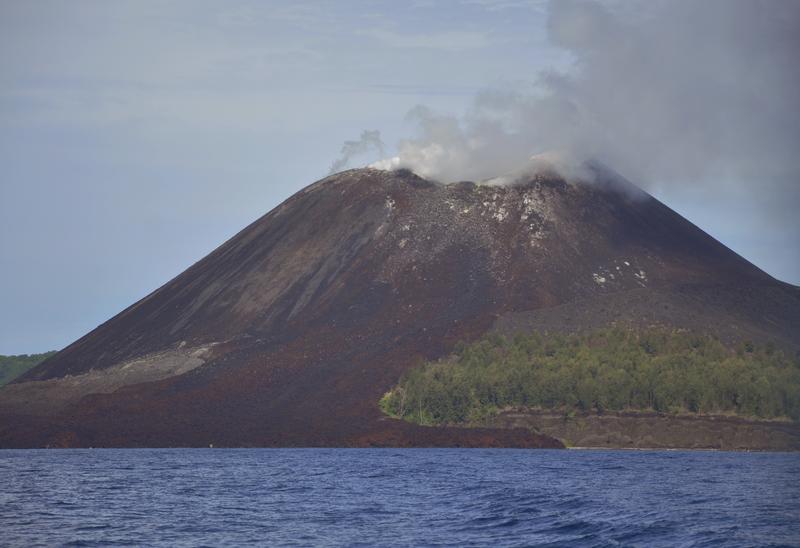Anak Krakatau, photographed in January 2016