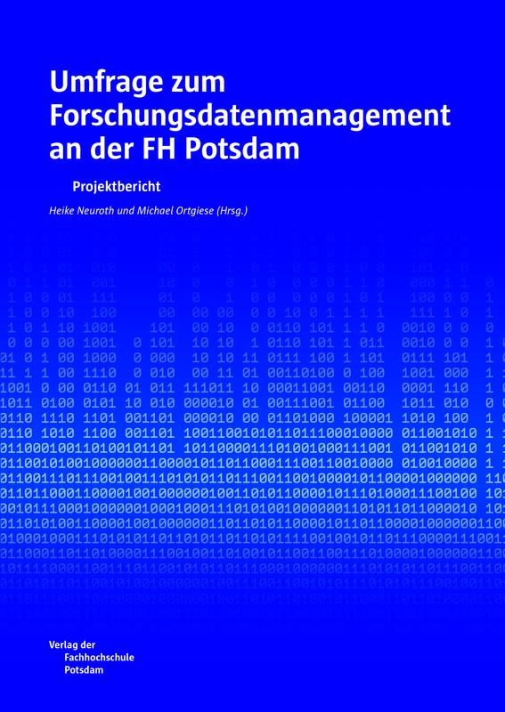 Cover Forschungsdatenmanagement an der FH Potsdam