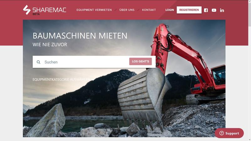 Sharemac – mein Bagger ist dein Bagger!