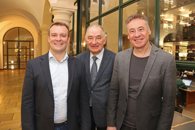 (v.l.) Die Liturgiewissenschaftler Prof. Dr. Florian Kluger, Prof. Dr. Winfried Haunerland und Prof. Dr. Jürgen Bärsch.