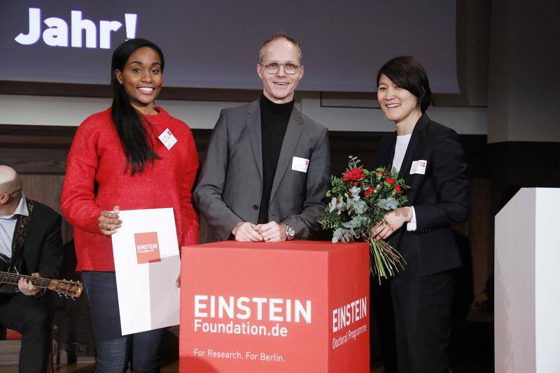 Ana Maria Gätjens-Sanchez (Doktorandin BSIO), Prof. Dr. med. Clemens Schmitt (Sprecher BSIO bis Ende 2018), Prof. Dr. med. Il-Kang Na (Sprecherin BSIO seit 2019) (v.l.)