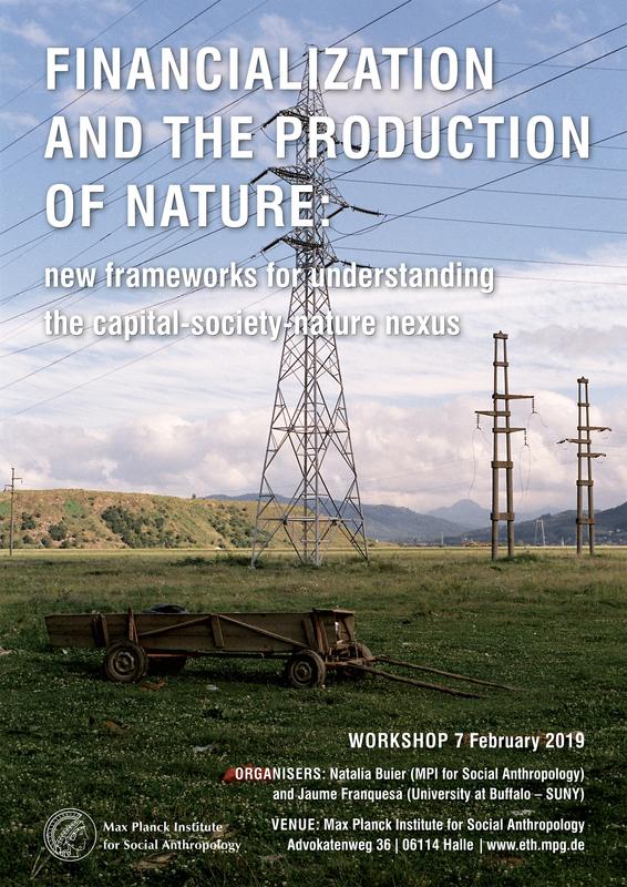Workshop Poster: Financialization and the Production of Nature: new frameworks for understanding the capital-society-nature nexus