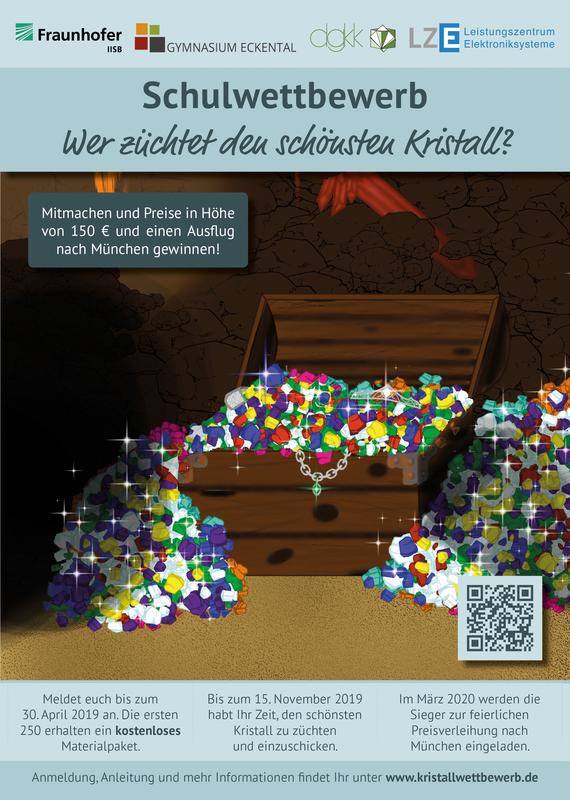 Aufruf zum 2. deutschlandweiten Schülerwettbewerb „Wer züchtet den schönsten Kristall?“ 2019