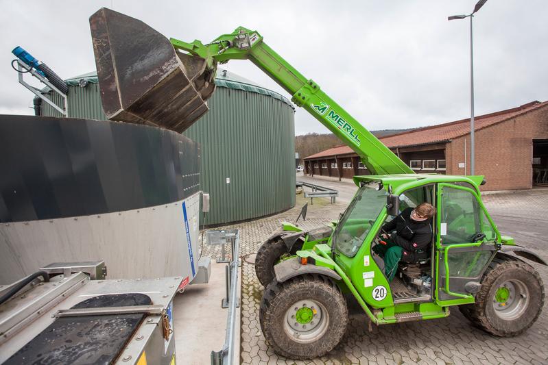 Biogas-Anlage | HBFZ Hessisches Biogas-Forschungszentrum | Fraunhofer IEE