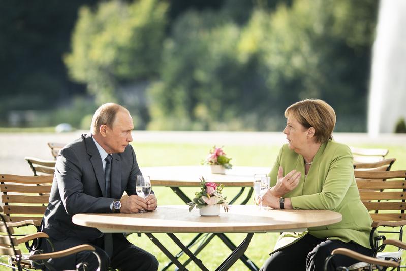 Auch Memes, die nachträglich mit launigen Texten versehen und auf sozialen Medien geteilt werden, sind Thema beim Popkongress. Angela Merkel und Wladimir Putin sind häufig "Stars" des Phänomens.