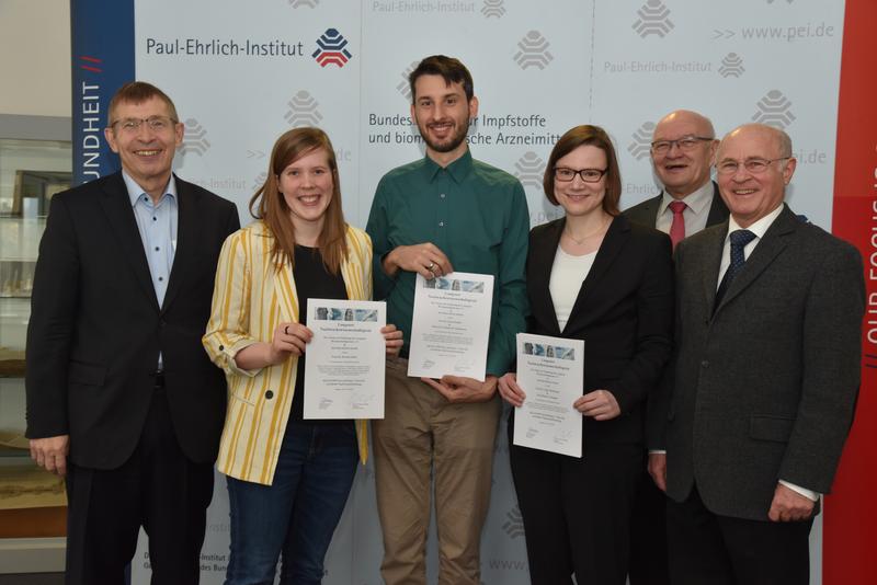 Von links nach rechts: Klaus Cichutek, Kerstin Schott, Frederic Thalheimer, Cindy Nürnberger, Bürgermeister Frieder Gebhardt, Johannes Löwer