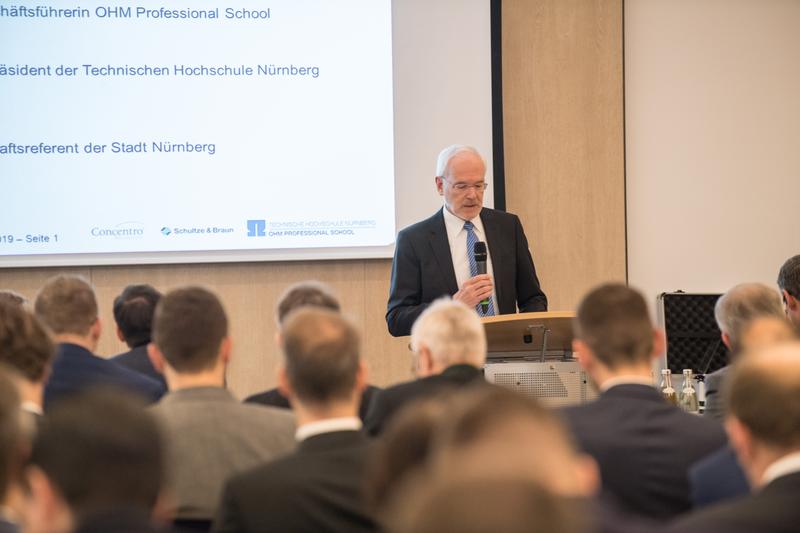 Prof. Dr. Michael Braun, Präsident der TH Nürnberg, bei der NÜREKON 2019
