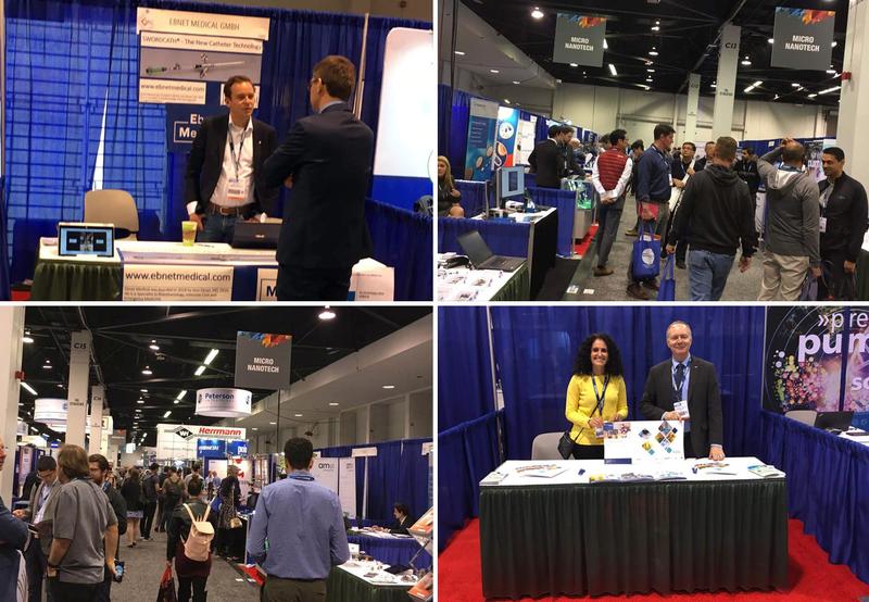 Impressions from the IVAM joint booth, branded as “Micro Nanotech“ area