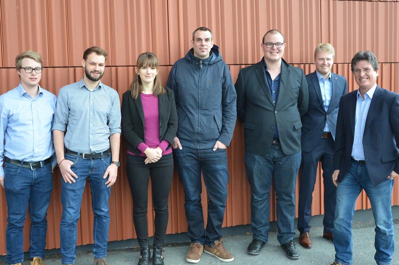 Tobias Wirsching (KIT), Andreas Altvater (KIT), Fabienne Huttner (TU Braunschweig), Dr. Philipp Scharfer (KIT), René Müller (Landshut), Bernhard Springer (Landshut), Prof. Dr. Pettinger (Landshut)