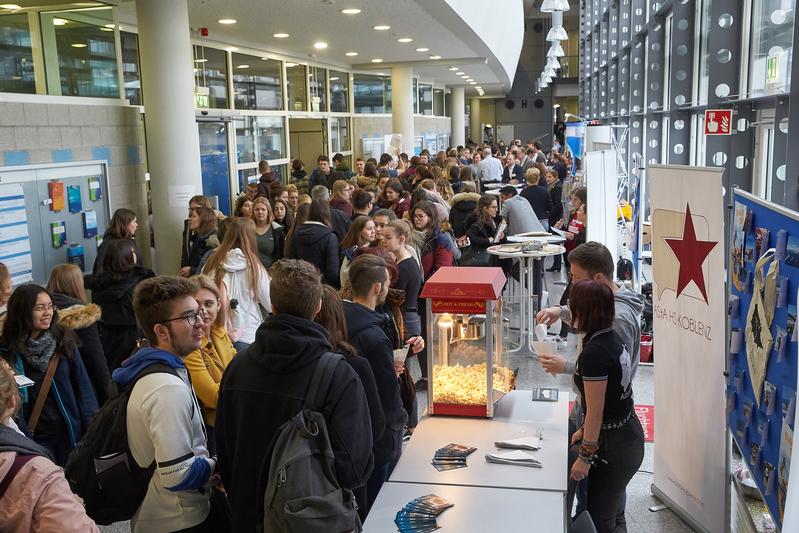 Großer Andrang herrschte am RheinMoselCampus.