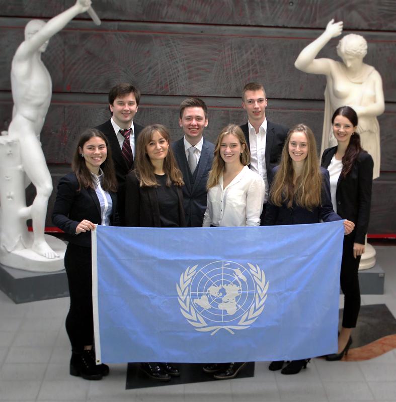 Die Jenaer WorldMUN-Delegation 2019.