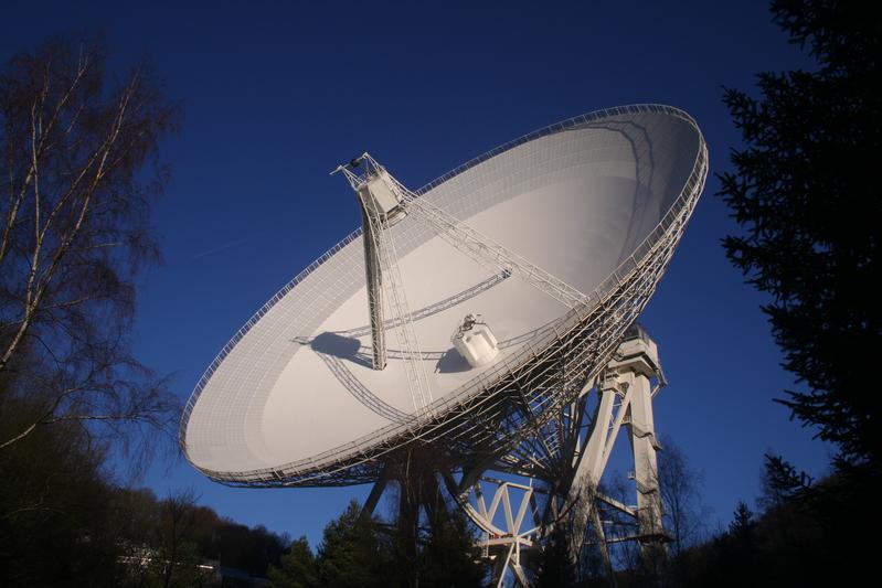 Das 100-m-Radioteleskop Effelsberg.