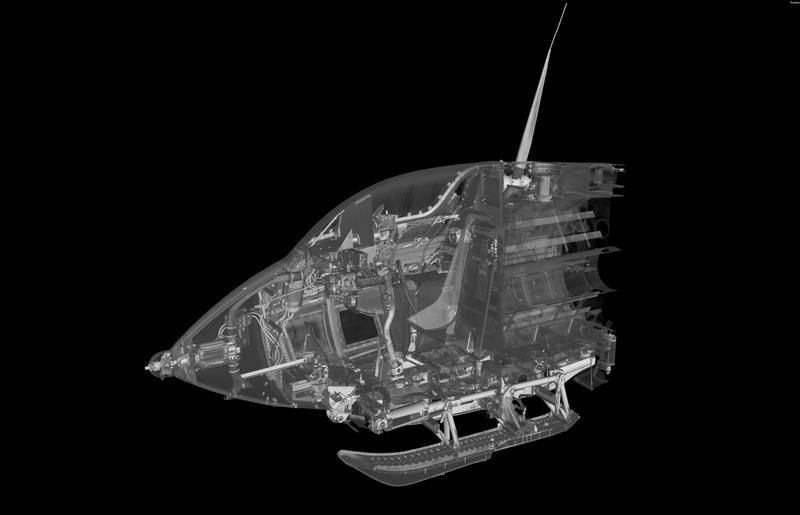 Eine erste Vorschau: Das 3D-Rendering der Datensätze aus dem XXL-Scanner zeigen schon sehr beeindruckende Bilder aus dem Innenleben der Me 163. 