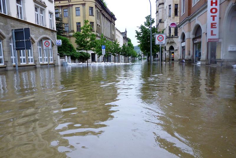 Hochwasser 2013 in Greiz