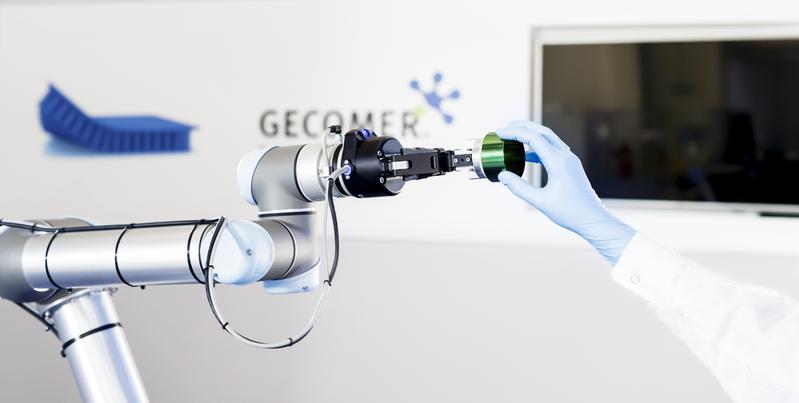 Erstmals Implementierung der Gecomer®-Technologie in einem kollaborativen Roboter