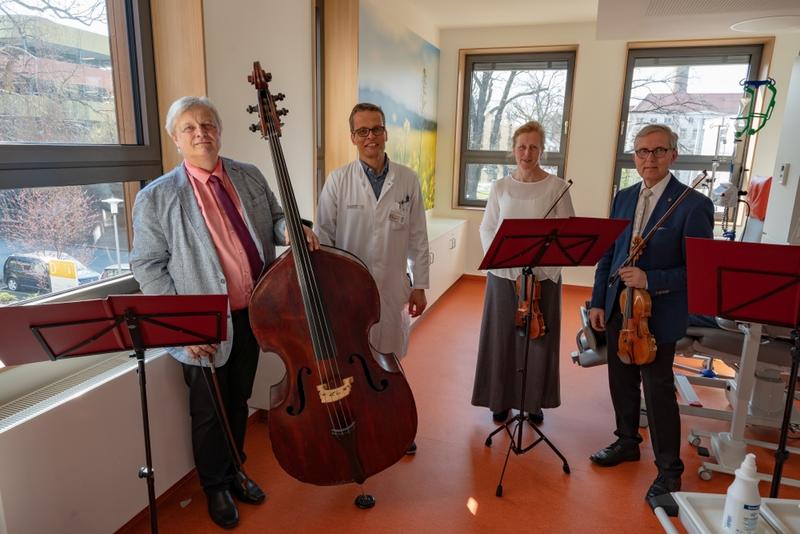Dresdner Kapellsolisten spielen zugunsten der Krebsforschung am NCT/UCC Dresden. 