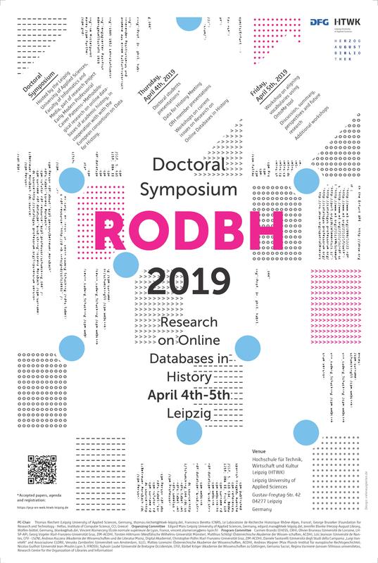 Plakat zum Doktorandenworkshop am 4. und 5. April 2019 in der HTWK Leipzig.
